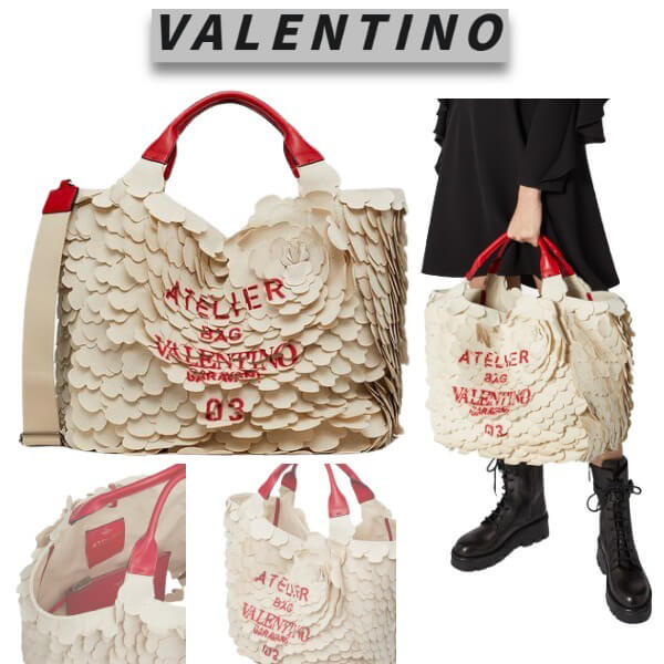 【VALENTINO】ショッピングバッグローズエディション VW2B0I03DGP0NE